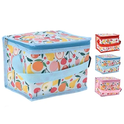 Image of Carousel Home 4 Litre Tutti Frutti Insulated Thermal Lunch Bag Tote Cool Portable Cooler Office School Box Lined