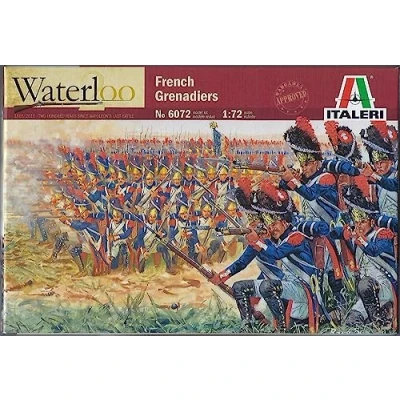 Image of Italeri ITA6072 Napoleonic War French Grenadiers 50 1/72 Model kit, Brown, Medium