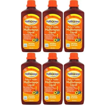 Image of (6 PACK) Haliborange Baby and Toddler Liquid 250ml 6 PACK BUNDLE by