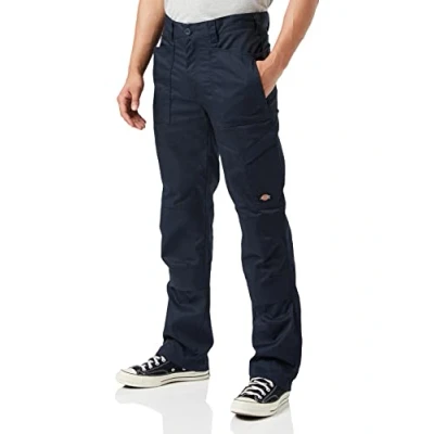 Image of Dickies Trousers for Men, Action Flex Pants, Technology, Navy Blue, 32W/34L