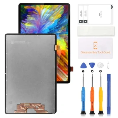 Image of TFT LCD Screen For Samsung Galaxy Tab S7 T870 SM T875 T878U T876B T875U 11.0&quot; Display Touch Digitizer Assembly Replacement with Tool(Black,Not S7+ Plus)
