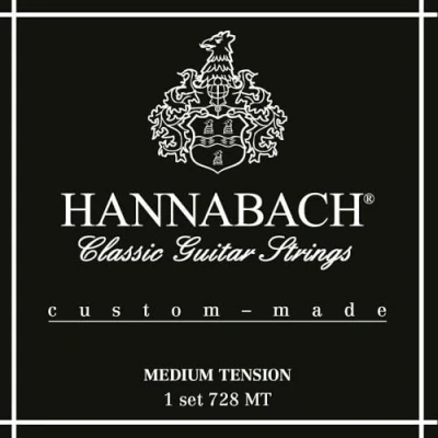 Image of Hannabach Classical Guitar Strings Series 728 Medium Tension Custom Made Set 728MT