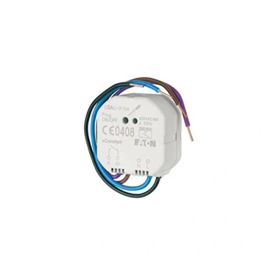 Image of Eaton xComfort CSAU 01/04 121080 Wireless Switch Actuator Potential Free with Push Button Function