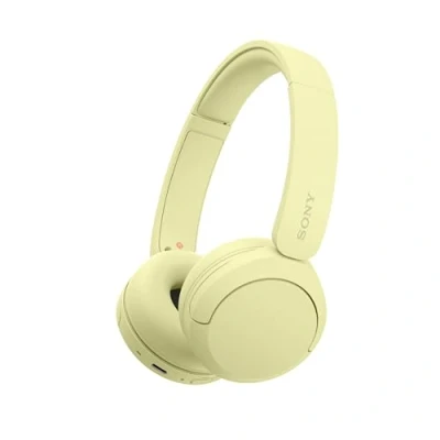 Image of SONY WHCH520Y.CE7 Wireless Bluetooth Noise Cancelling Headphones Yellow, Yellow