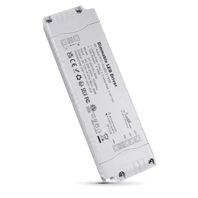 Image of REYLAX LED Driver 12V Dimmable TRIAC, 80W 6.67A Transformer 240 to 12V, Constant Voltage Thin Power Supply, Low for Strip Lights