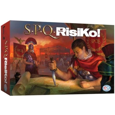Image of Spin Master Games SPQRisiKo table. the most played strategy game in Italy, set ancient Roman Empire, from 8 years old, SPQR, Multicoloured, 6053992