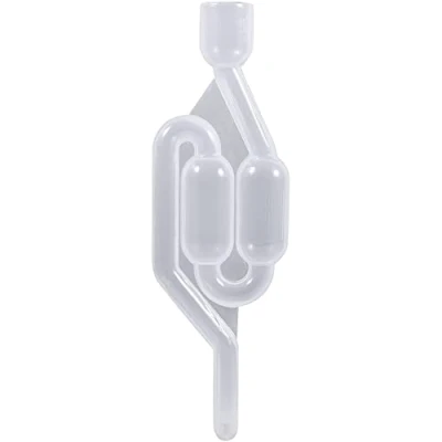 Image of Namvo 3pcs Wine Check Valve Plastic Brew Fermentation S Shape Air Lock One Way Exhaust Water Seal Beer Tool for Home Brewing