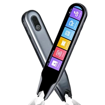 Image of Scan Reader Pen, Smart Reading Pen for Dyslexia, 134 Languages Instant Translator Device, 5.0&#039;&#039; Touchscreen Online/Offline Translator, Text to Speech OCR Scanner Business Travel Learning