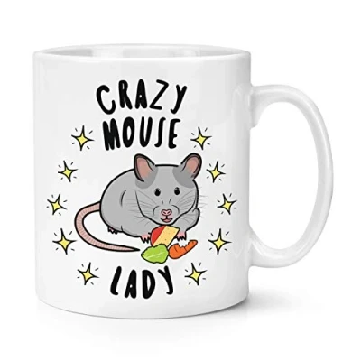 Image of Crazy Mouse Lady Stars 10oz Mug Cup