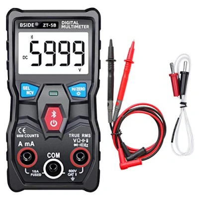 Image of BSIDE Wireless Digital Multimeter Fully Auto Ranging True RMS 6000 Counts Voltmeter Voltage Amp Ohm Hz NCV Diode Capacitance Temperature Tester with Flashlight