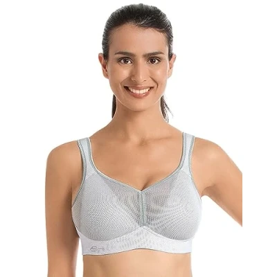 Image of Anita Women&#039;s Non Wired Padded Sports Bra 5544 White 42 AA
