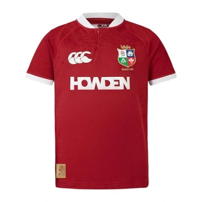Image of Junior British &amp; Irish Lions Canterbury Replica Rugby Jersey, Red Dahlia, 14