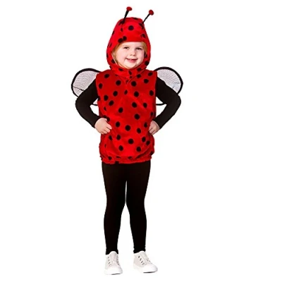 Image of Wicked Costumes Child/Kids Unisex Ladybug Animal Tabard (One Size 3 5 years)