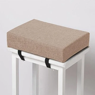 Image of Chair Seat Cushions Non slip Dining Pads Cushions,Long Stool Washable for Home Garden Office Indoor (30x40x8cm,Khaki)