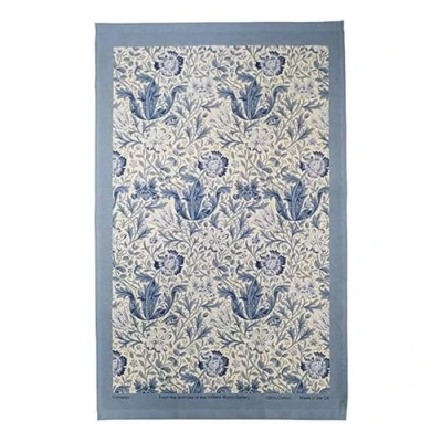 Image of William Morris Blue Compton Cotton Tea Towel