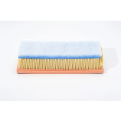 Image of 8K0133843A, 8K0133843E, 8K0133843M, 8R0133843C, 8R0133843D Air Filter BOSCH F 026 400 157 67mm 128mm 322mm Insert AUDI: A4 B8 Saloon
