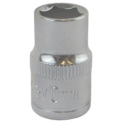 Image of 10mm 3/8&quot; Drive Shallow Metric Socket Single Hex / 6 Sided Bergen