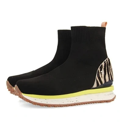 Image of GIOSEPPO Women&#039;s Doennange Sneaker, Black/White, 5.5 UK