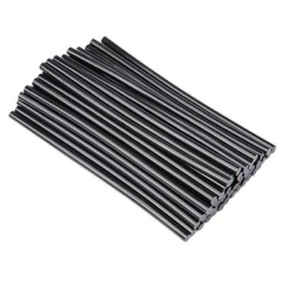 Image of Coolty 50 Pack Hot Melt Glue Sticks 11mm x 190mm Paintless Car Dent Repair Kits for Gun Heating Art Craft, Body Remover (Black)