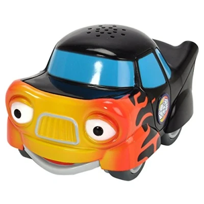 Image of Dickie Toys 203121001 Tobi Turbo Heroes of the City/Helden der Stadt Electric Toy car Including Collector&#039;s Card