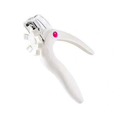Image of JZF Acrylic Nail Clipper, Professional Adjustable Stainless Steel Artificial Gel False Nails Tips Cutter for Art Manicure Tool (White)