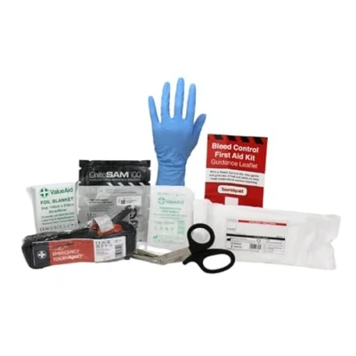 Image of Value Aid Bleed Control Kit Enhanced Refill with Tourniquet