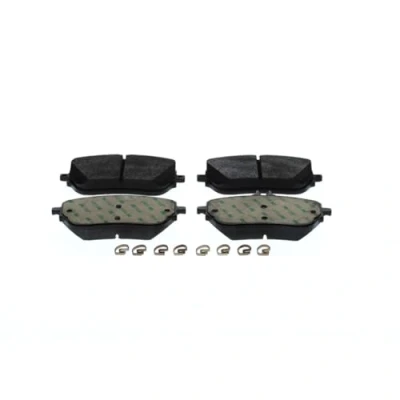 Image of 0004205103, 0004206902, 0004207000, 4205103, A0004205103 Brake pad set BOSCH 0 986 424 887 MERCEDES BENZ: CLA Shooting Brake, A Class, Coupe
