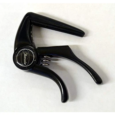 Image of Ukulele Capo Soprano Concert Tenor Baritone Capotasto in Black by Clearwater