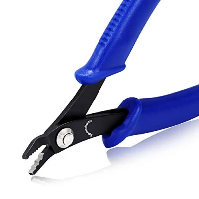 Image of SPEEDWOX Bead Crimping Tool Pliers for Jewelry Making 5 Inches Standard Precision Fine Bent Head Beads Round Beaded Ends Multi Use DIY Craft Beading Hobby