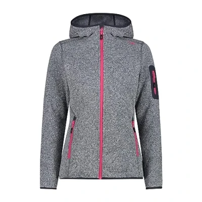 Image of CMP Woman Jacket Fix Hood, Titanium Fuchsia, XS