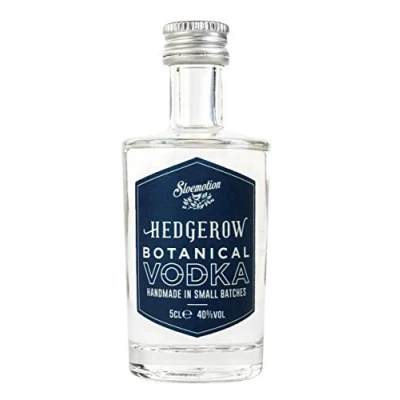 Image of Hedgerow Spirits Botanical Vodka, 40% ABV, Botanicals of Crab Apple, Rosehip, Elderflower, Nettle Leaf &amp; Wildflower Meadow Hay, 40 cl Glass Bottle