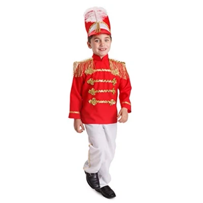 Image of Dress Up America Boys Drum Major Kids Fancy Marching Band Outfit Beautiful Set for Role Play