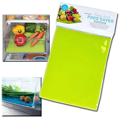 Image of Guaranteed4Less KD15760 Fridge Liner MAT Kitchen Salad Drawer Food Fresh MAT, Green, Medium
