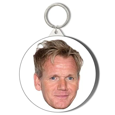 Image of Gift Insanity GORDON RAMSEY FACE 45mm Keyring