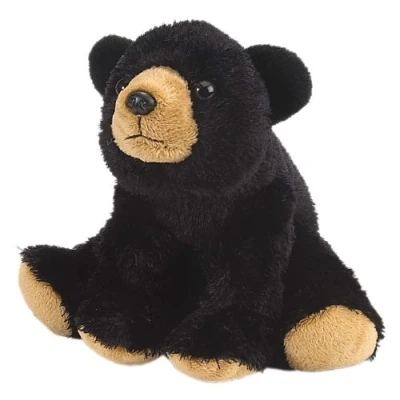 Image of Wild Republic 10832 Cuddlekins Black Bear Animal Mini, 20 cm
