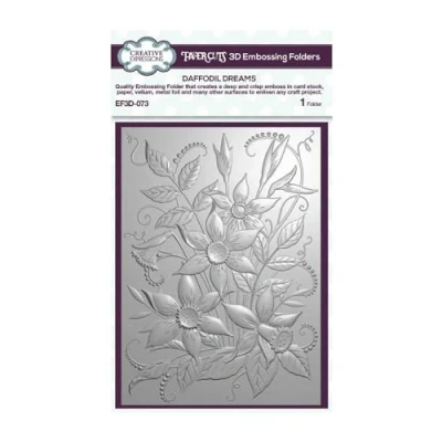 Image of PaperCuts Floral, 3D Embossing Folder, 5 x 7 in