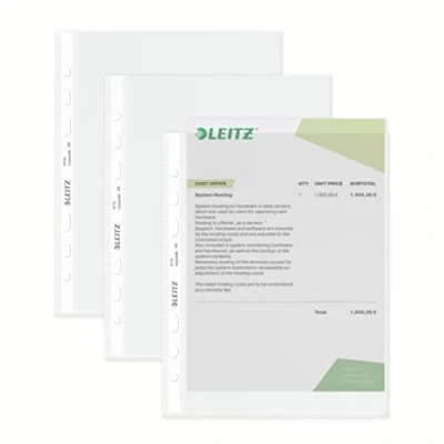 Image of Leitz L : Pocket Standard A5 PP 75 µ 15 pcs Clear