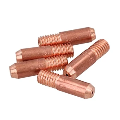 Image of 0.8mm Mini Contact Tips 5pk Hobby Welding Torch Welder MIG Gas M5 Thread