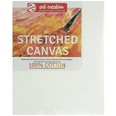 Image of Talens Art Creation Stretched Cotton Canvas, 50 cm x 70 cm,White
