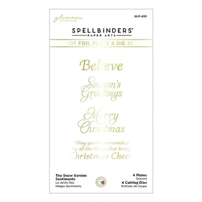 Image of Spellbinders Winter Bough Hot Foil Plate from The Snow Garden Collection by Susan Tierney Cockburn