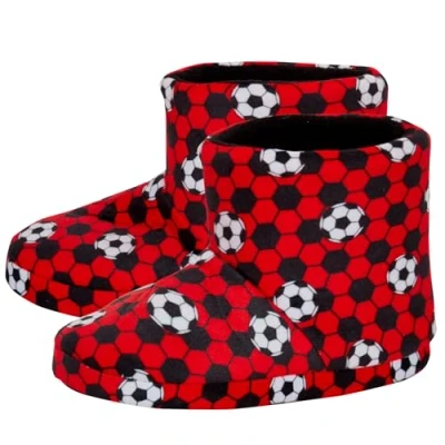 Image of Kids Football Slipper Boots Red 13 UK Child