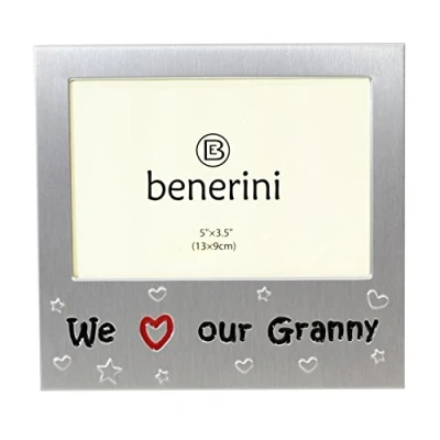 Image of benerini We Love Our Granny &#039; Photo Picture Frame Gift 5 x 3.5