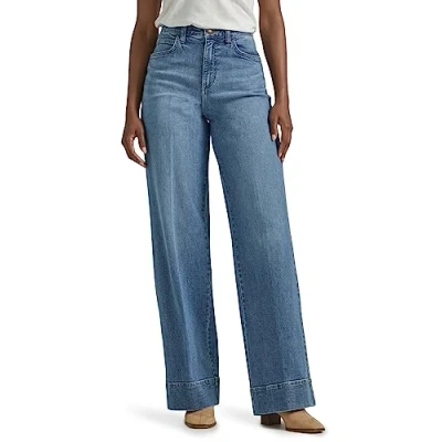Image of Lee Women&#039;s Legendary High Rise Trouser Jean, Elevated Retro, 14 Short