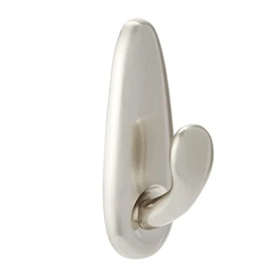 Image of Command Forever Classic Polished Nickel Metal Hook Small FC11 BN, Níquel pulido, S