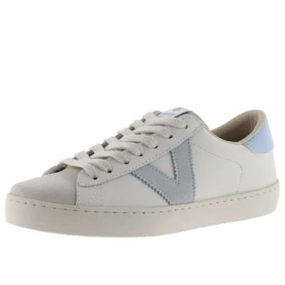 Image of victoria Men&#039;s Low Top Berlin 1126142 MEN Leather &amp; Lace Split Leather, Celeste, 6 UK
