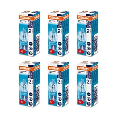 Image of Halogen Halopin Light Bulb Dimmable Clear G9 230V 20 Watt = 25 2 Pin Base Replacement Capsule Bulbs 2700K Warmwhite