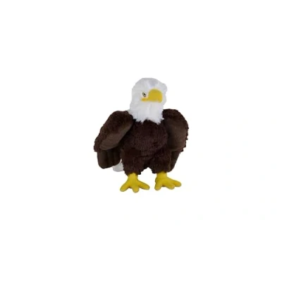 Image of Wild Republic Cuddlekins Eco Mini Bald Eagle, Stuffed Animal, 8 Inches, Plush Toy, Fill is Spun Recycled Water Bottles, Friendly