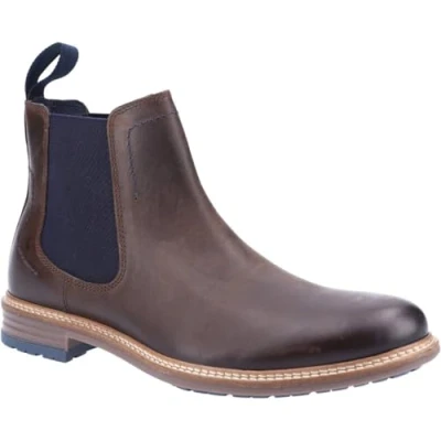 Image of Hush Puppies Men&#039;s Justin Chelsea Boot, Brown, 6 UK