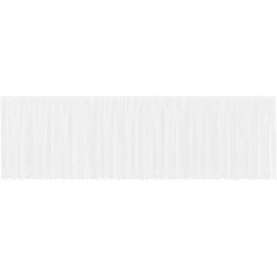 Image of Lace Curtain with Curtains Floral White 900 x 140 cm Polyester Vidaxl