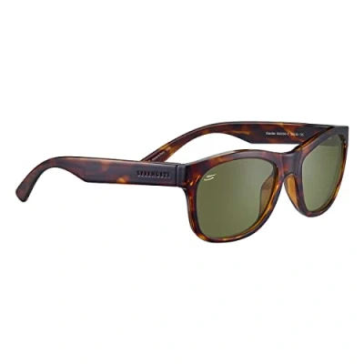 Image of Serengeti Square Unisex Classic Tortoise Saturn Polarized 555nm Chandler Brown One Size